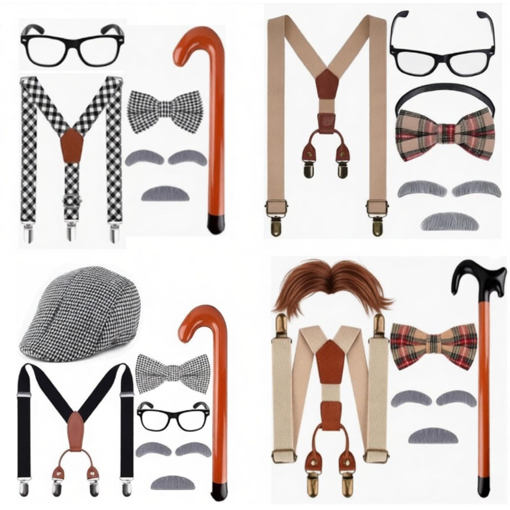 Men'S Accessories In The 1920S - 100 Gün Okul Kostümü Yaşlı Adam