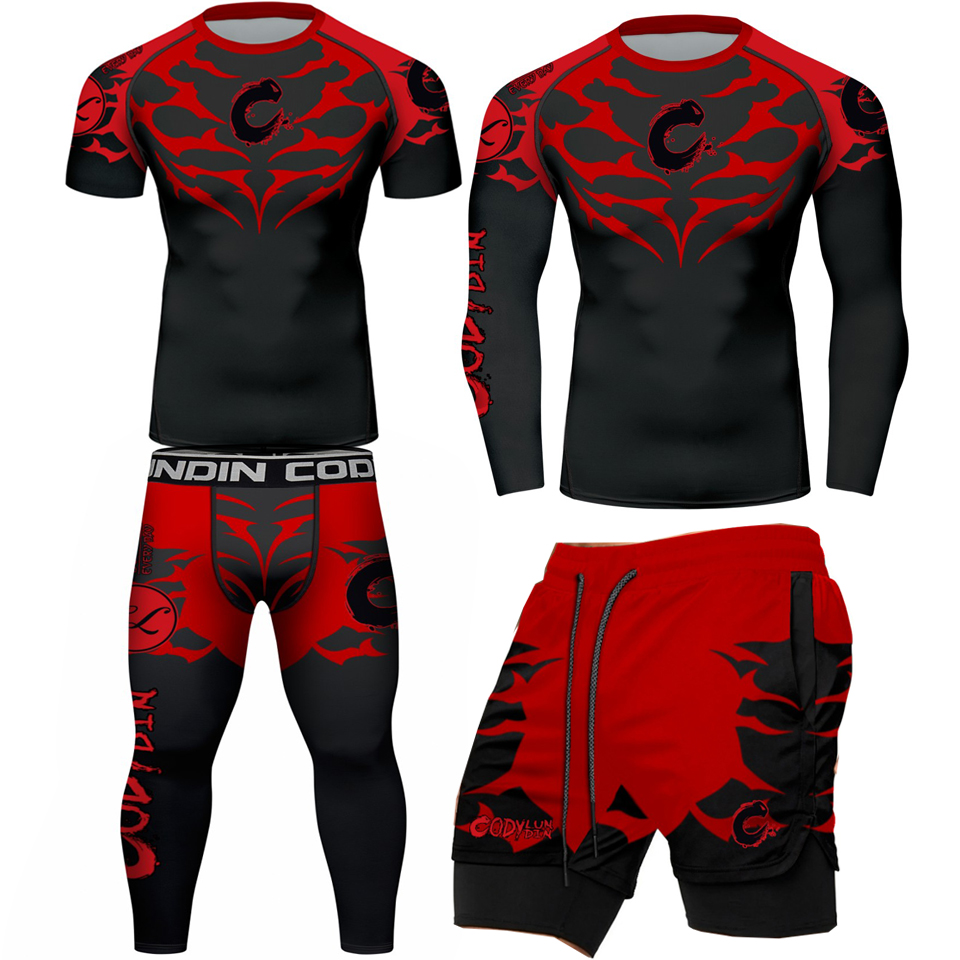 Men'S Kimono Accessories - Yeni Kimono Jiu Jitsu MMA Tişört+Pantolon