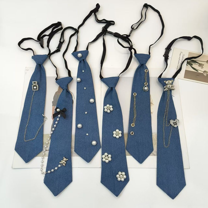 Kovboy Tarzı Mavi Kravat JK Gö - Men Accessories Neck Chain incelemesi ve fiyatı