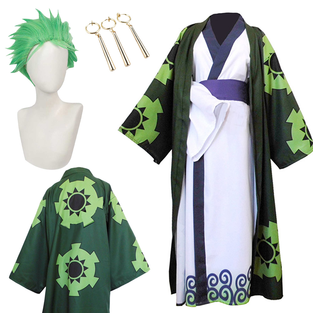 Wano Ülke Roronoa Of Zoro Cosp - Men'S Kimono Accessories incelemesi ve fiyatı