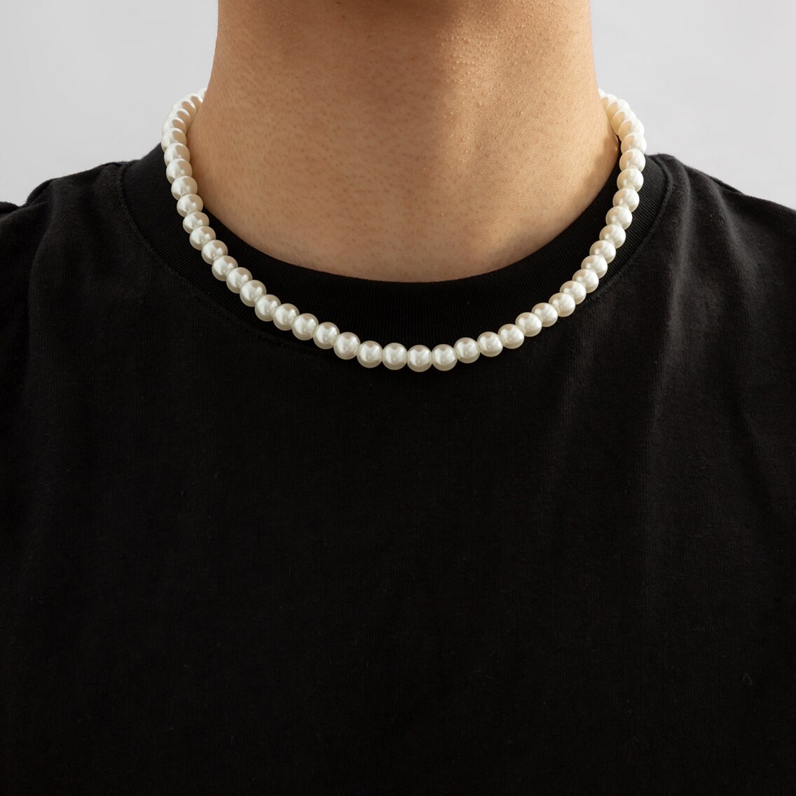 Basit taklit-inci boncuklu kıs - Men Accessories Neck Chain incelemesi ve fiyatı